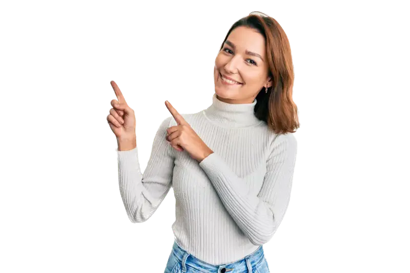 CTC girl thumb up Background Removed